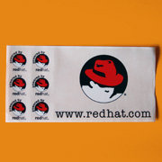 Red Hat Sticker 1999