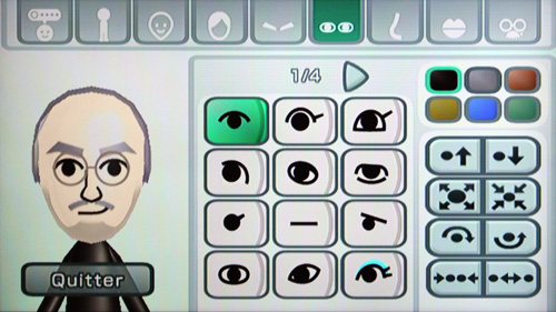 Steve Jobs avatar Mii