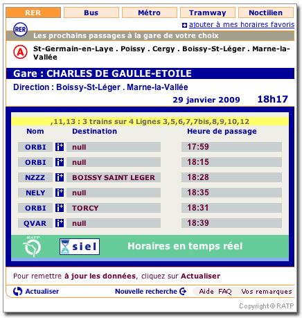 RATP informatique grève