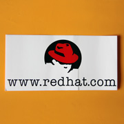 Red Hat Sticker 1998