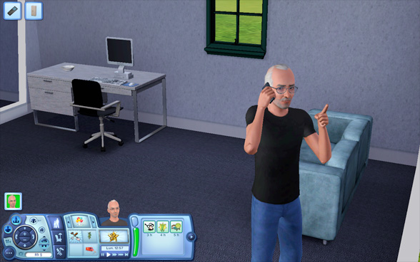 How do you get an acting job in sims 3